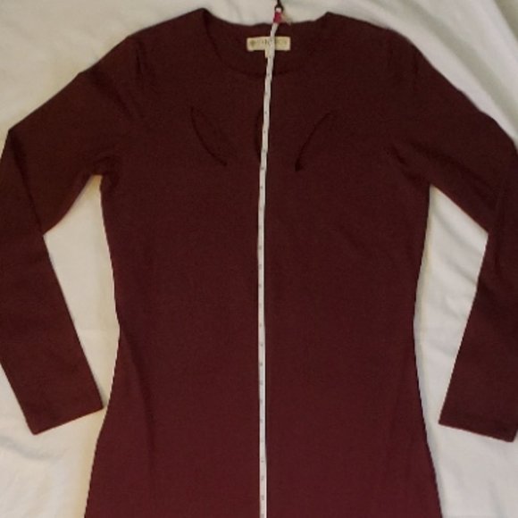 Synergy Organic Clothing Women's Caitlin Dress Small in Mahogany-Burgundy-Wine - Picture 10 of 13